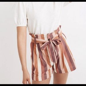 Madewell NWT paperbag shorts